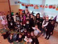 Halloweenský rej v 2.B 3. 10. 2017