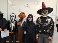 5.B slaví Halloween projektem Strašidelné běhání